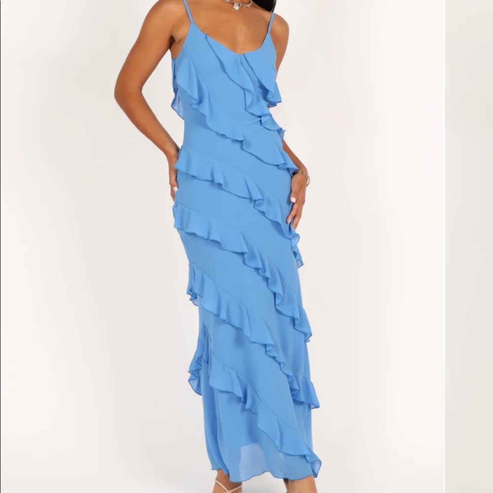 Petal & Pup Ciao Ruffles Maxi Dress size S
